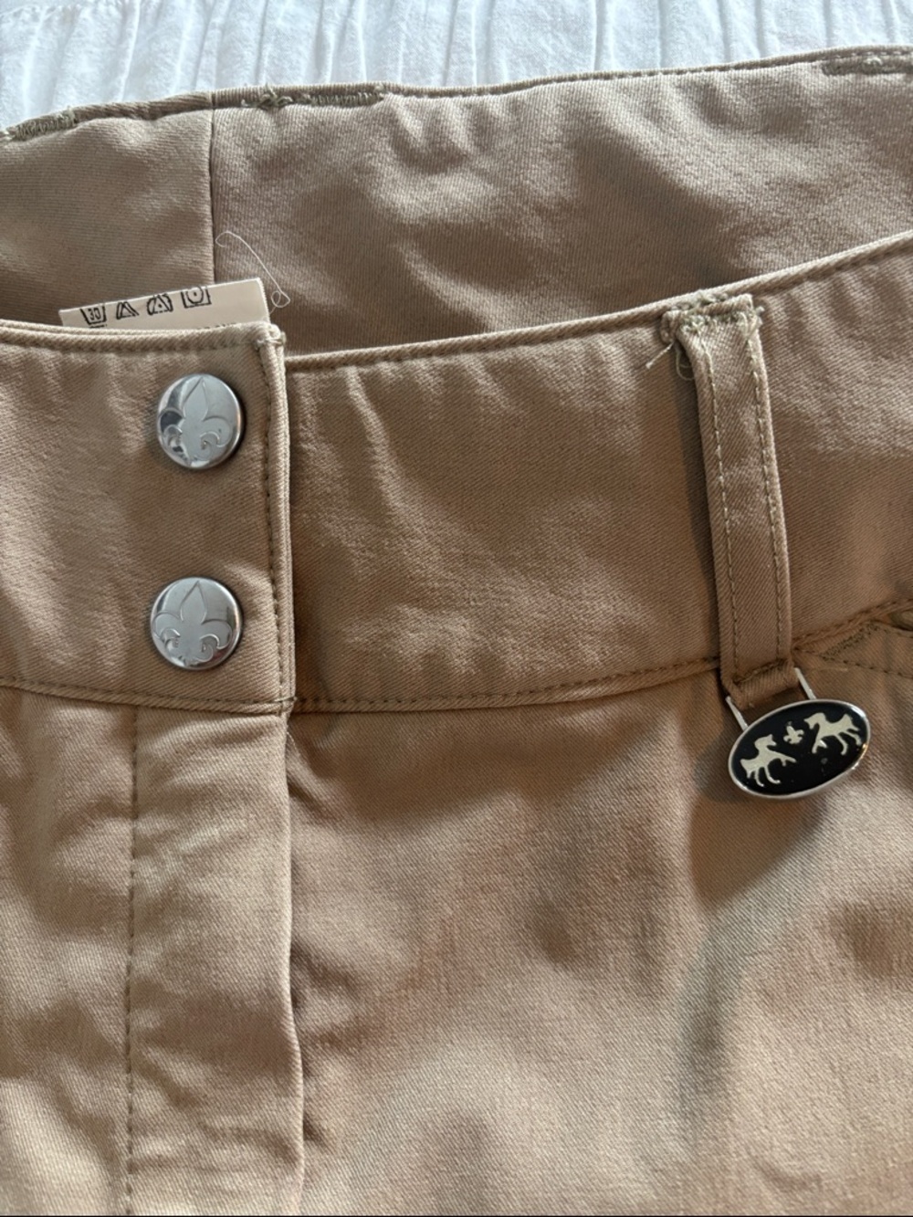 Equine Couture Tan Riding Breeches - Picture 4 of 11